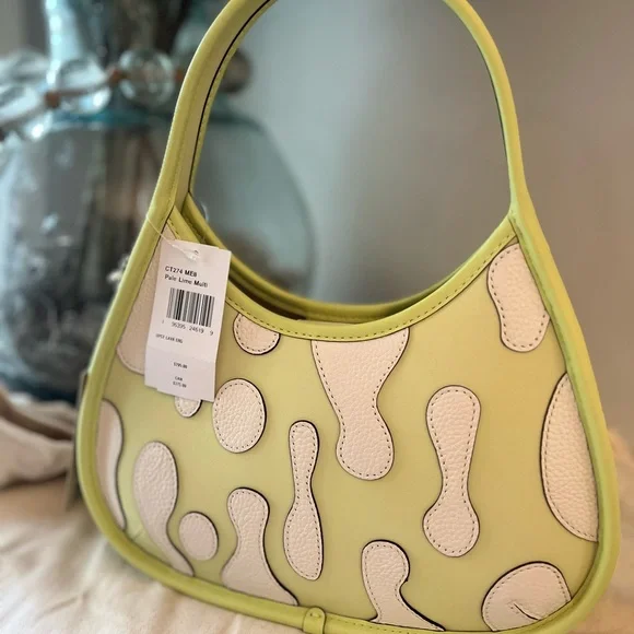 Ergo Bag In Coachtopia Leather With Lava Appliqué 💚 Brand New 💚🤍💚🤍💚🤍 - Picture 4 of 11